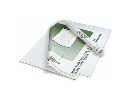 Bloco de Papel Para Suporte Liso 50 Folhas 70 Gr..