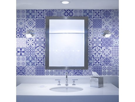 Autocolante de Parede AMBIANCE STICKER 9 Stickers Carrelages Azulejos Zacharia - 60x60 cm