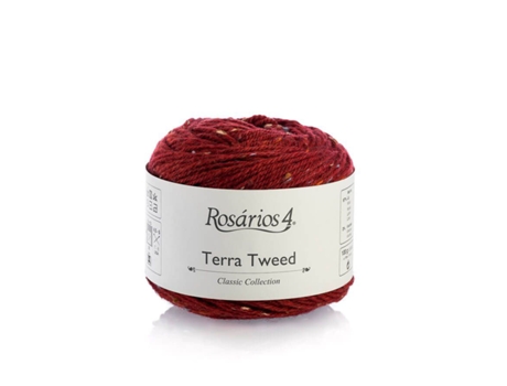 Fio de La ROSARIOS 4 Terra Tweed 100G Vermelho 13