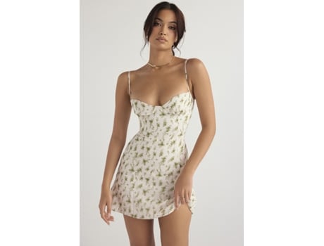 Vestido FYY Floral Com Alça em A e Sem Costas (L)