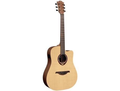 Lag Dreadnought Cutaway Natural Glat70Dce