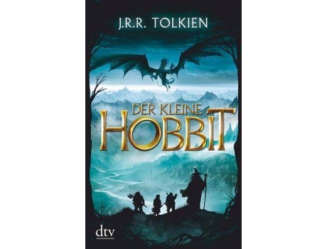 Livro Der kleine Hobbit de J R R Tolkien (Alemão)