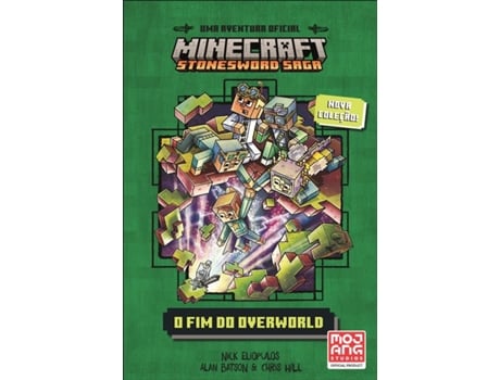 Livro Minecraft - Stonesword Saga O Fim do Overworld de Nick Eliopulos (Português)