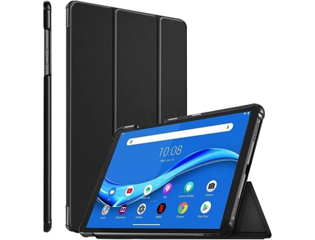 Capa para Lenovo Tab M10 Fhd Plus 2ª Geração 10,3 Polegadas Tb-X606F Capa de Couro Pu com Capa Protetora de Suporte Preto