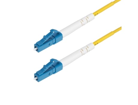 Cabo de fibra ótica simplex Lc para Lc Upc Os2 Monomodo 30M 9/125?m 40G/100G Cabo resistente à curvatura de baixa perda de inserção STARTECHCOM