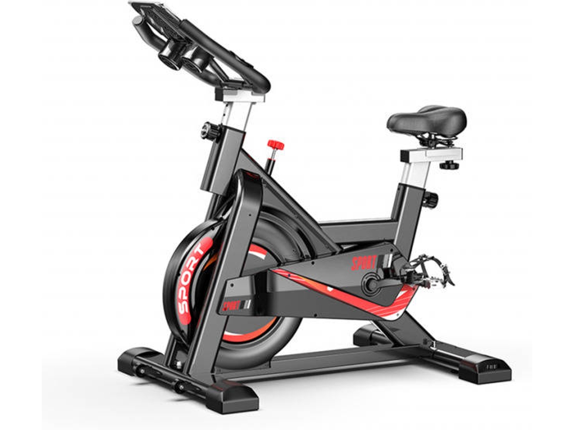 Bicicleta de Spinning FITNESS TECH Saman - Vermelho e Preto