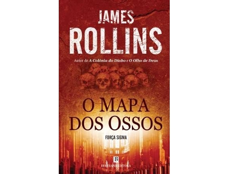 Livro O Mapa dos Ossos de James Rollins