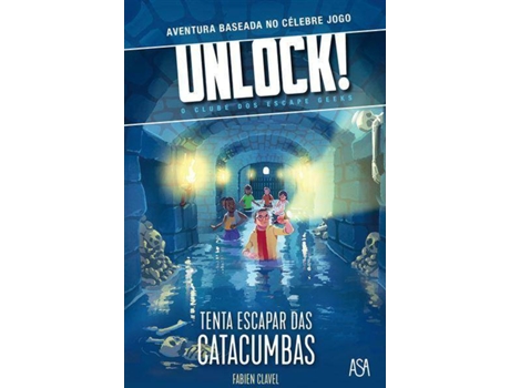 Livro Unlock! - Tenta Escapar das Catacumbas de Fabien Clavel (Português)