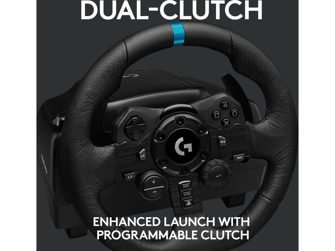 Volante Logitech G923 Racing Wheel Para PS5, PS4 e PC com Force