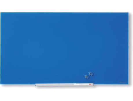 Quadro Branco  Diamond Azul (1883x1059mm - Vidro - Magnético: Sim)