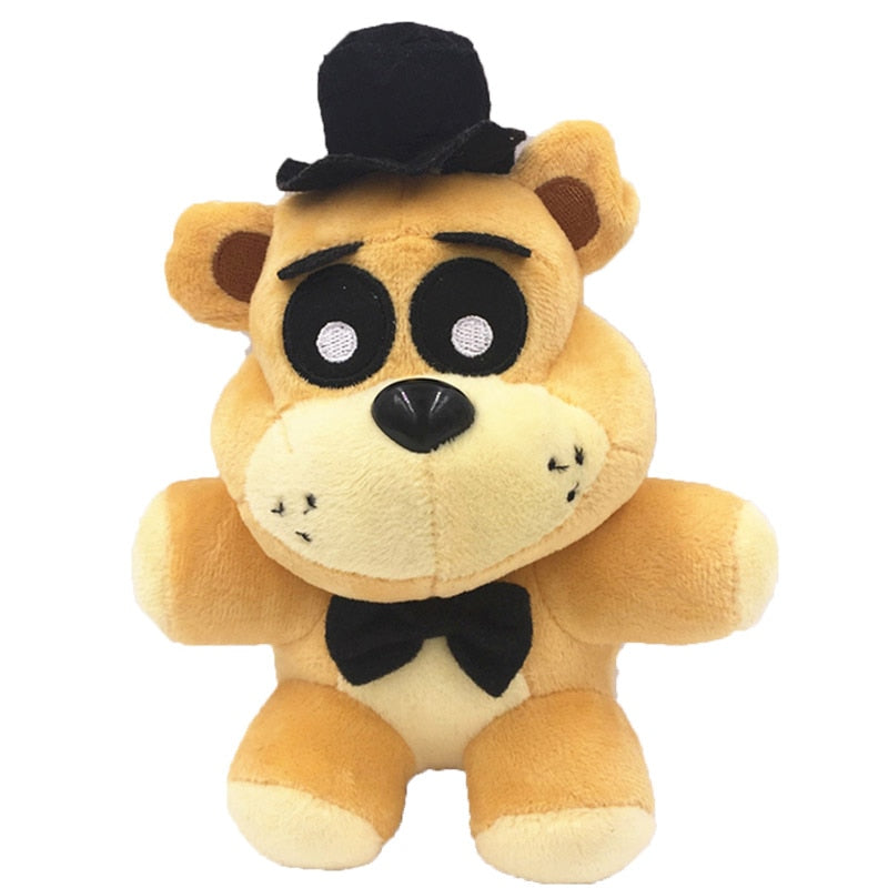 FNAF Freddy's Plush Toy para crianças, bichos de pelúcia, urso