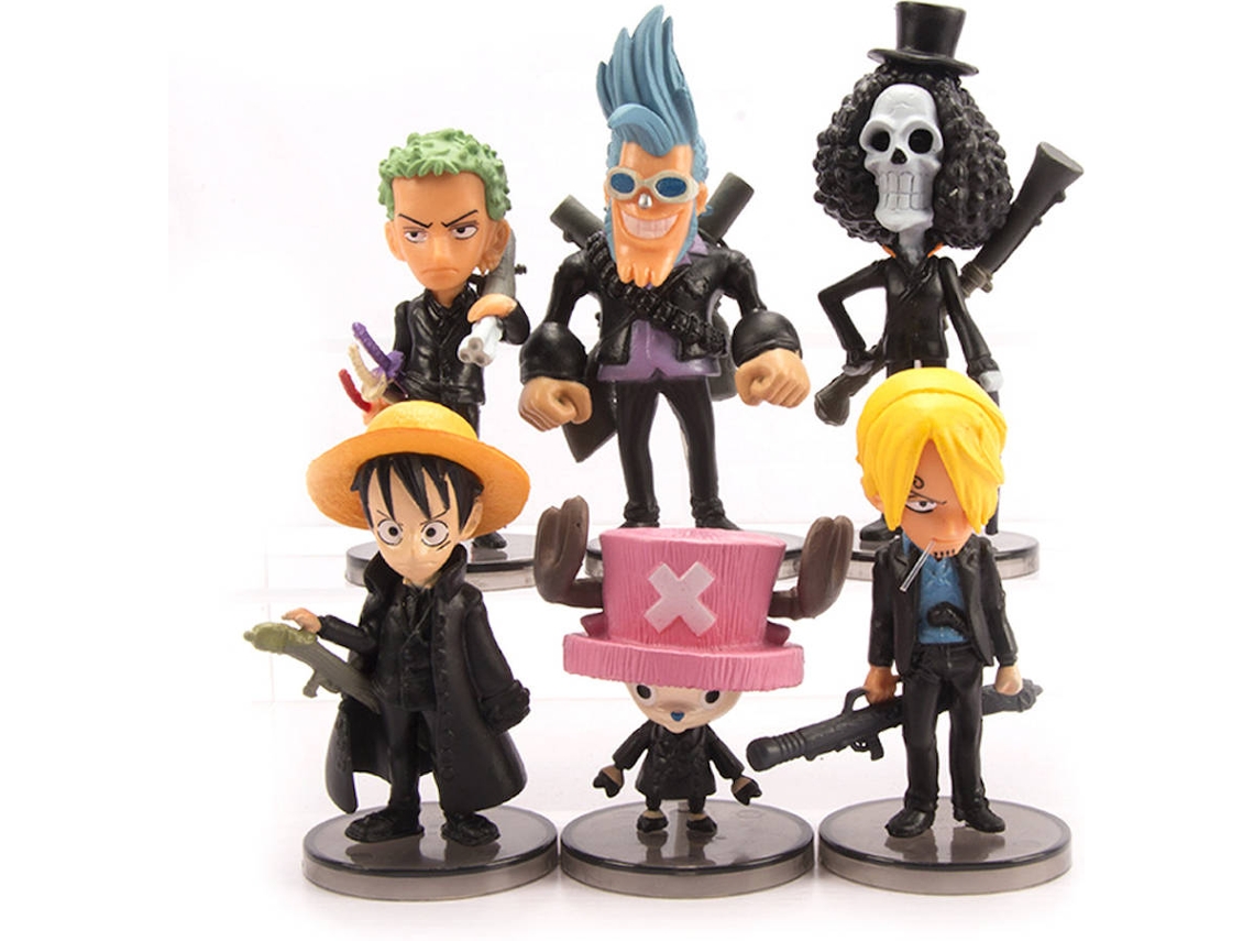 Action figure One Piece com 6 Peças Conjunto