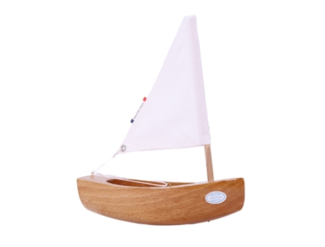 Barco TIROT Madeira - Branco - 17 cm)