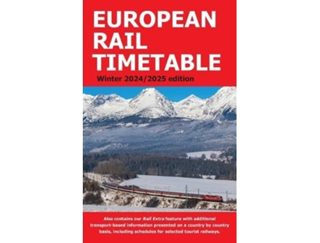 Livro European Rail Timetable Winter 2024/2025 de John Potter (Inglês)