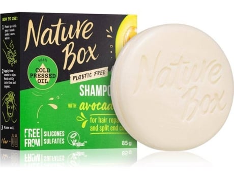 Champô NATURE BOX Bar Avocado Oil (85g)