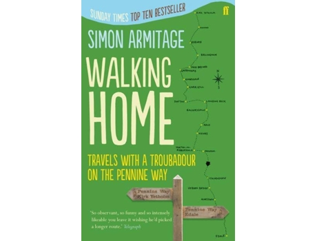 Livro walking home de simon armitage (inglês)