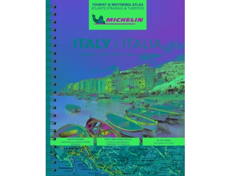 Livro Italy - Tourist and Motoring Atlas de Michelin (Inglês)