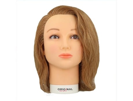 Sinelco Cabeza de Maniquí Isaline 40Cm 0030211 Cabello Humano