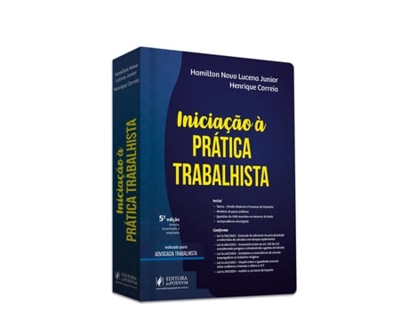 Livro Iniciação À Prática Trabalhista de Henrique Correia (Português)