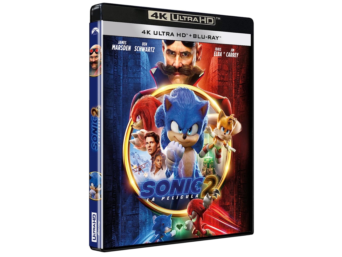 Blu Ray Sonic The Hedgehog 2 4K Ultra Hd - Sonic 2 La Película