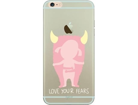 Capa iPhone 6 Plus, 6s Plus, 7 Plus, 8 Plus TAN TAN FAN Lyona Fears Rosa