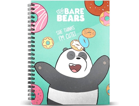 Caderno  Oso Panda We Bare Bears (A5)