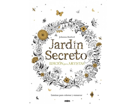 Livro Jardín Secreto de Johanna Basford (Espanhol)