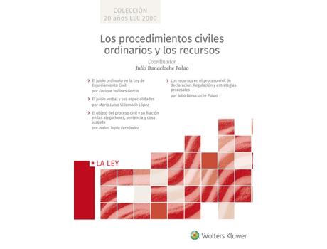 Livro Los Procedimientos Civiles Ordinarios Y Los Recursos de VVAA (Espanhol)