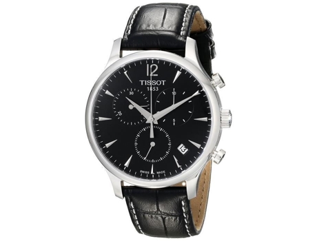 TISSOT T063.617.16.057.00 Relógio Preto com Mostrador Tradicional Prq03