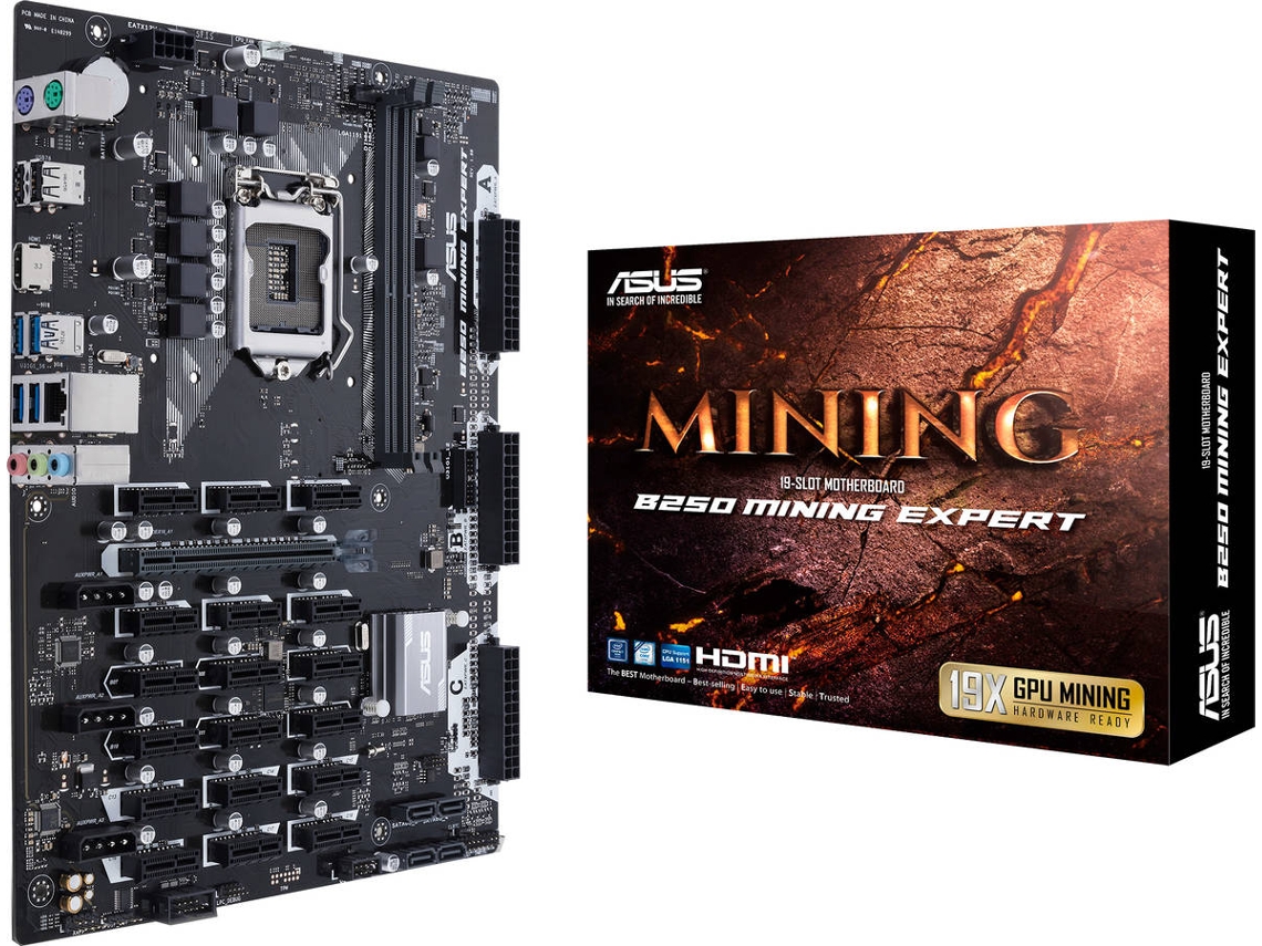 Asus b250 mining expert подключение