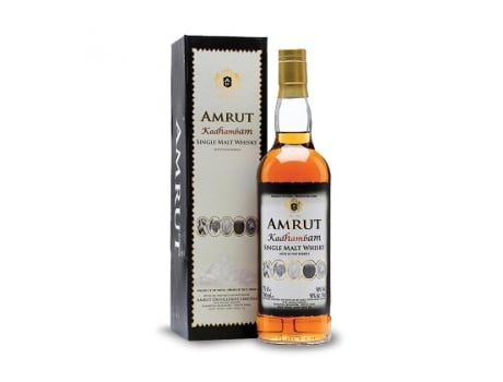 Amrut Single Malt Whisky Kadambam 70Cl. + caso CENTRAL HISUMER