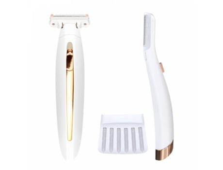 Conjunto de Beleza CENOCCO BEAUTY SETCC9087/9086: Removedor de Pêlos do Corpo 2 em 1 Epilador Facial com LED