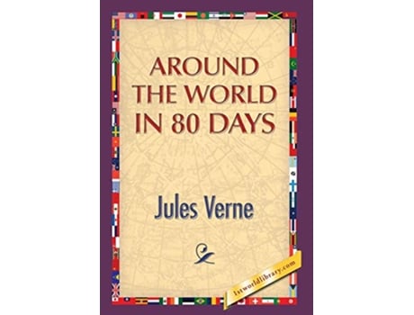 Livro Around the World in 80 Days de Jules Verne (Inglês)