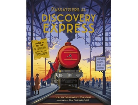 Livro Passatgers Al Discovery Express de Emily Hawking (Catalão)