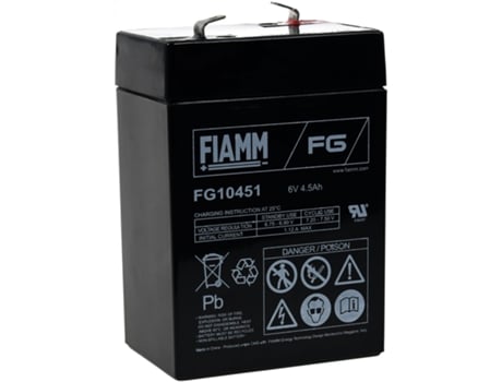 Bateria FIAMM para UPS Tairui TP6-4.0 6V 4 5Ah