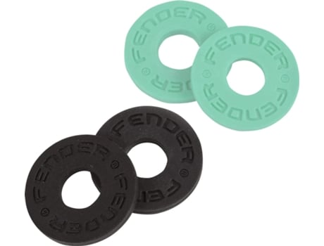 Fender Strap Blocks Black/Surf Green