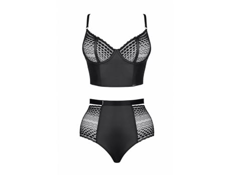 Conjunto de Lingerie DEMONIQ Preto XL