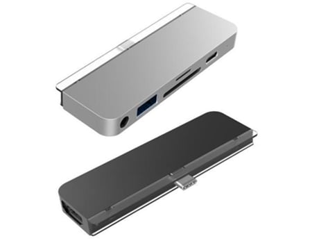 Sanho Hyperdrive 6- IN- 1 USB- C HUB- Estação de ENGATE- USB- C 3. 1- HDMI- Para Apple 11- Inch Ipad Pro( 1. , Geração) , 12. 9- Inch Ipad Pro( 3 Geração)