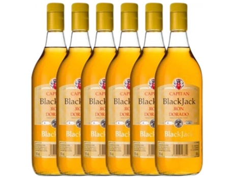 Rum BLACK JACK Black Jack Dorado Añejo (1 L - 6 unidades)