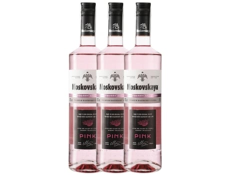 Vodka MOSKOVSKAYA Moskovskaya Pink (0.7 L - 3 unidades)