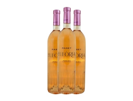 Vinho rosé MASET Eufòria Rosado Penedès (0.75 L - 3 Unidades)