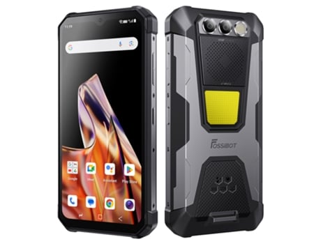 Smartphone Robusto FOSSIBOT F106 Pro 6.58' Fhd + Display Processador Helio G85 15Gb Ram + 256Gb Rom Memória Suporte Nfc