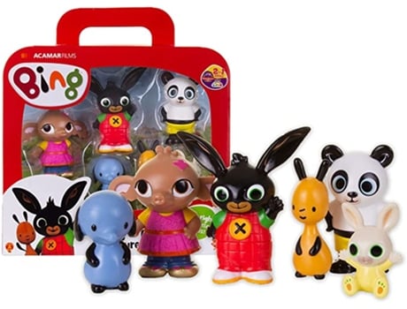 Pack 6 Figuras de Brincar BING 3519 & friends