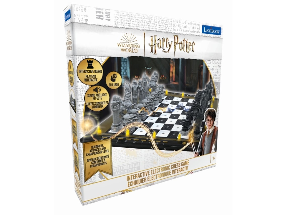 3 peças de xadrez do Harry Potter, possuem função eletr