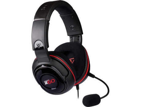 Auscultadores Gaming  Z60 (Com fio - Com Microfone - Preto)