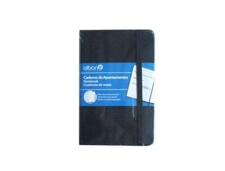 Bloco Notas Pautado 142x96mm 80gr 96 Folhas Preto 1un