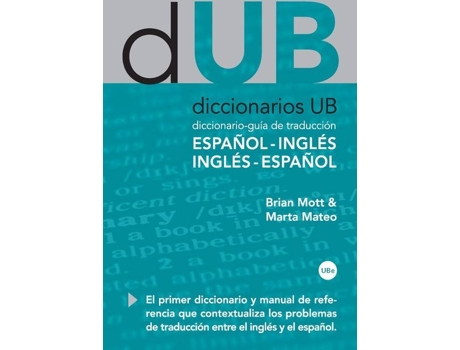 Livro Diccionario-Guía De Traducción: Español-Inglés, Inglés-Español de Marta Mateo Martínez-Bartolomé (Espanhol)