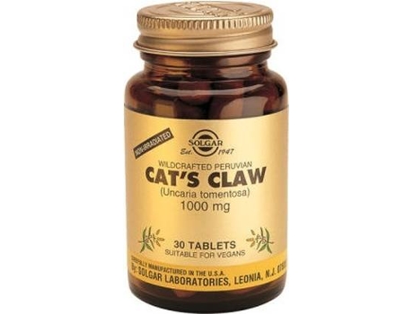 Unha-de-gato 1000mg 30 Unidades One Size Brown