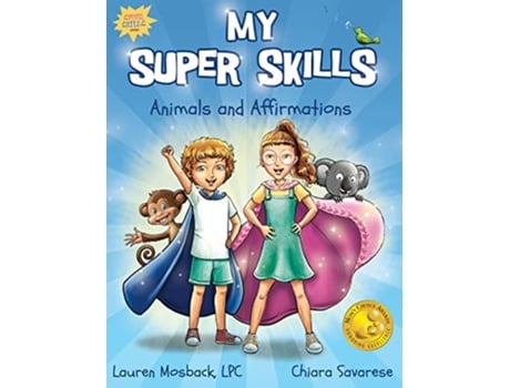 Livro My Super Skills Animals and Affirmations de Lauren Mosback (Inglês)