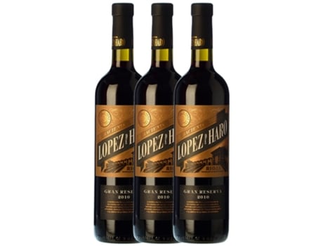 Vinho HACIENDA LÓPEZ DE HARO Hacienda López De Haro Rioja Gran Reserva (0.75 L - 3 unidades)